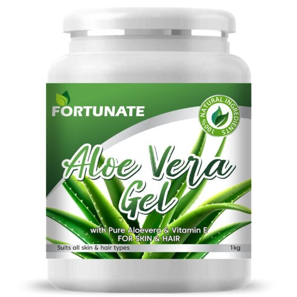 FORTUNATE Aloe Vera Multipurpose Beauty Gel for Skin and Hair (1KG)