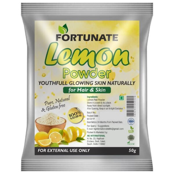 FORTUNATE Organic Lemon Peel Powder(50g)