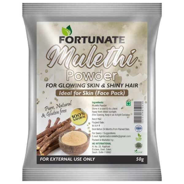 FORTUNATE Organic Mulethi Powder (50g)