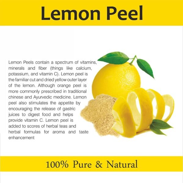 FORTUNATE Organic Lemon Peel Powder(50g) - Image 2
