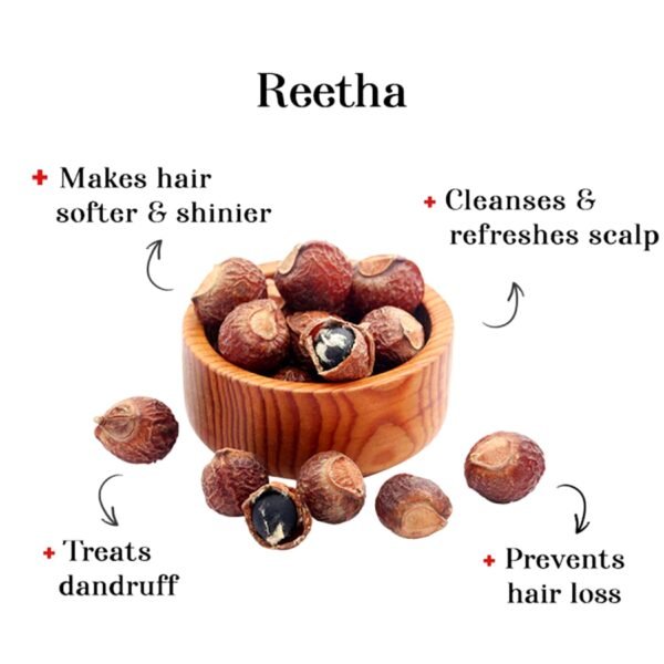 FORTUNATE Natural Reetha Powder (50g) - Image 2