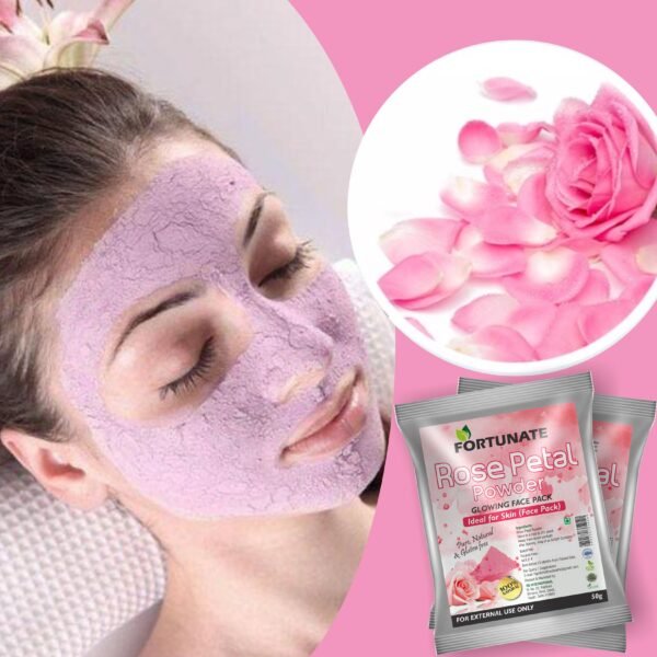 FORTUNATE Organic Rose Petals Powder (50g) - Image 3