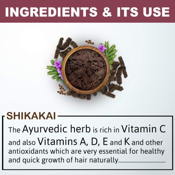 FORTUNATE Organic Shikakai Powder (50g) - Image 3