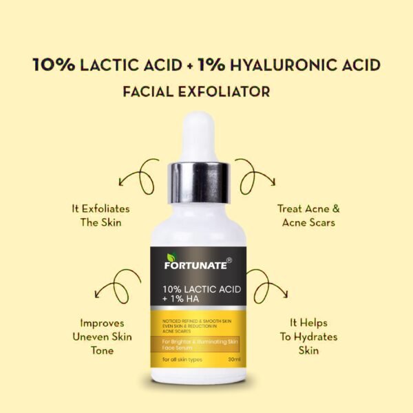 FORTUNATE 10% Lactic Acid Serum (30ml) - Image 3