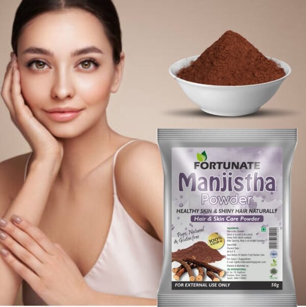 FORTUNATE Manjistha Root Powder( 50g) - Image 4