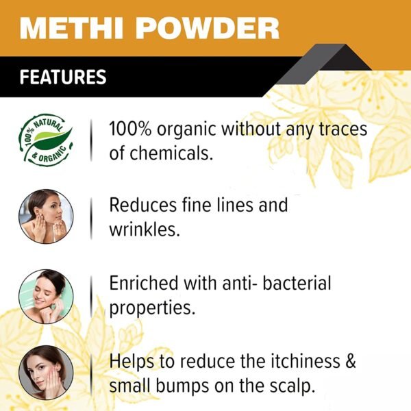 FORTUNATE Herbal Methi Powder (50g) - Image 4