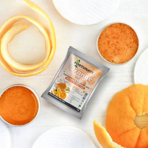 FORTUNATE Natural Orange Peel Powder (50g) - Image 4