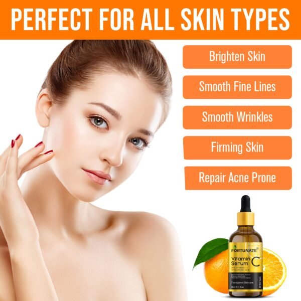 FORTUNATE Vitamin C Serum for Skin (30ml) - Image 4
