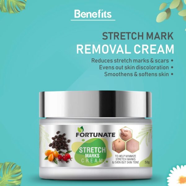 FORTUNATE Stretch Marks Cream (50g) - Image 4