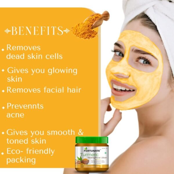FORTUNATE Ubtan Face Pack Mask (75g) - Image 4