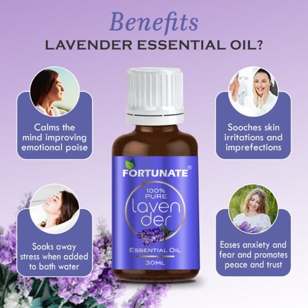 FORTUNATE Lavender Essential Oil (30ml) - Image 4