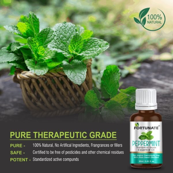 FORTUNATE Peppermint Essential Oil (30ml) - Image 4