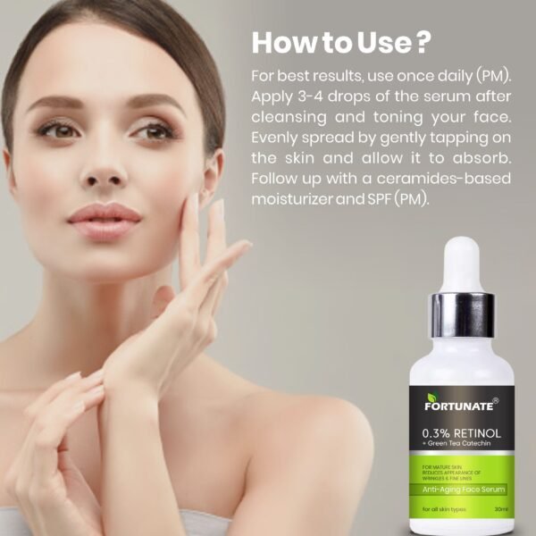 FORTUNATE 0.3% Retinol Serum (30ml) - Image 5