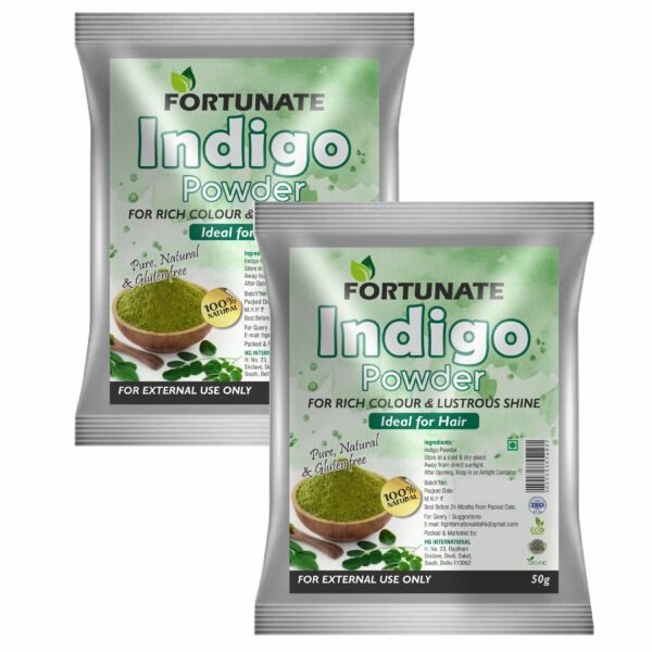 FORTUNATE Organic Indigo Powder Combo-100g