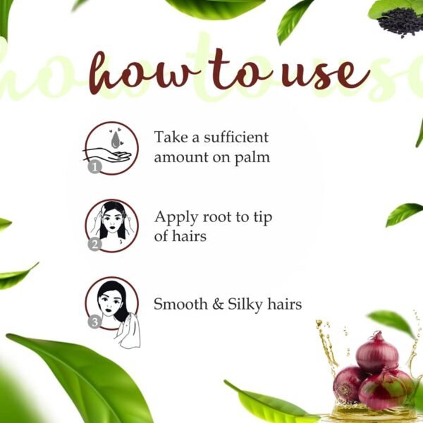 FORTUNATE Blackseed Onion Hair Oil (100ml) - Image 5