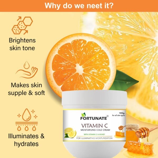 FORTUNATE Vitamin C Cold Cream 100gm - Image 5