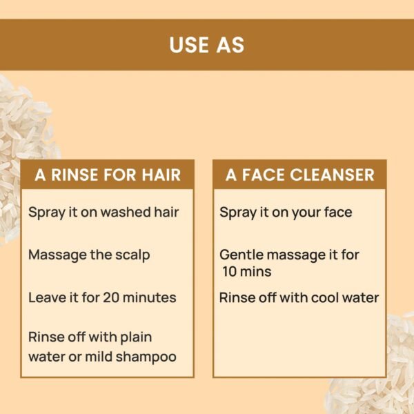 FORTUNATE Rice Water for Hair & Skin-Combo - Image 2