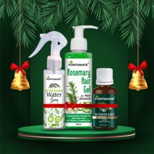 Fortunate Rosemary Water, Rosemary Gel And Essential Oil Combo